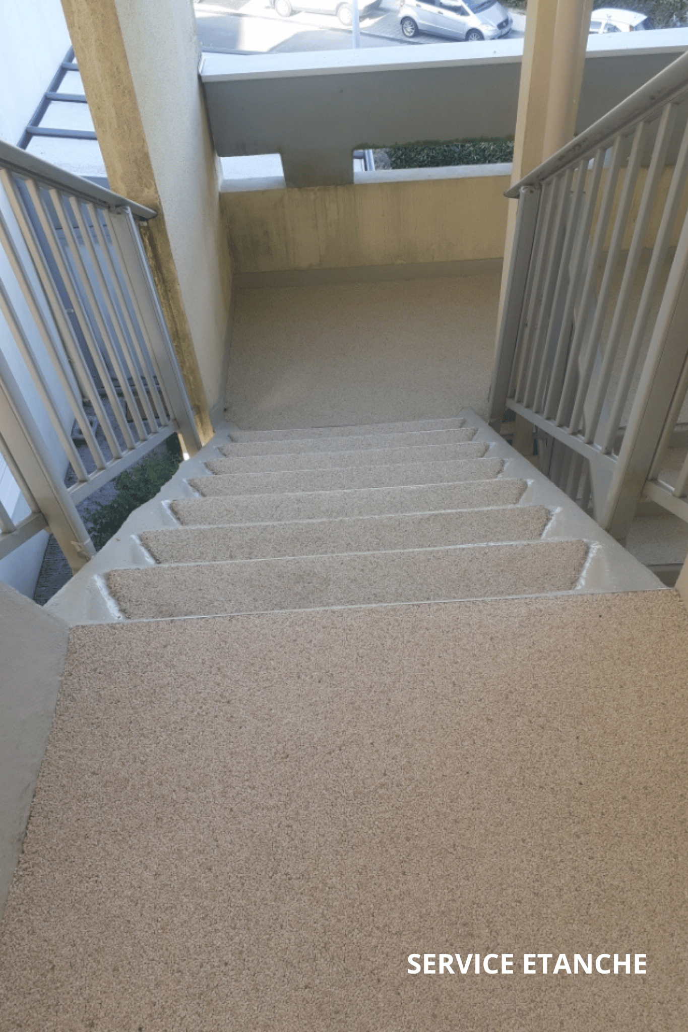 moquette de pierre escalier commun copropriété
